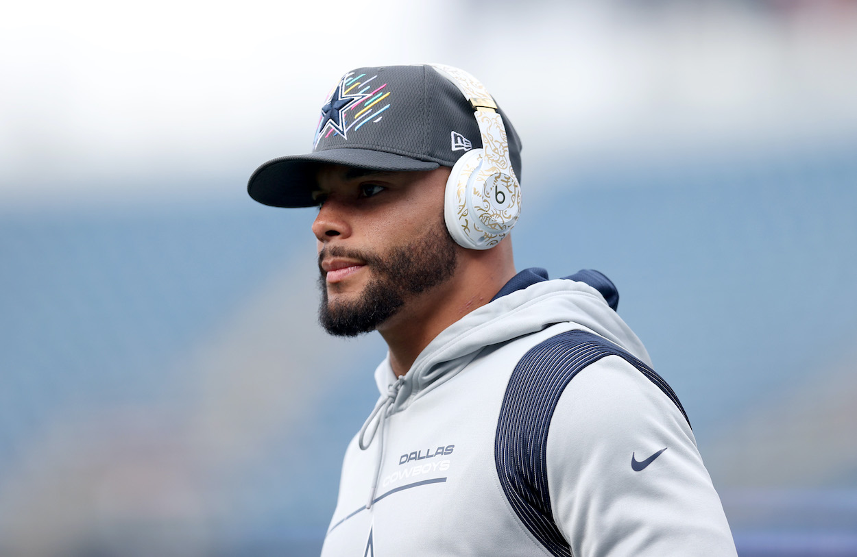 Dak Prescott won't be active for the Cowboys' SNF clash against the Vikings.
