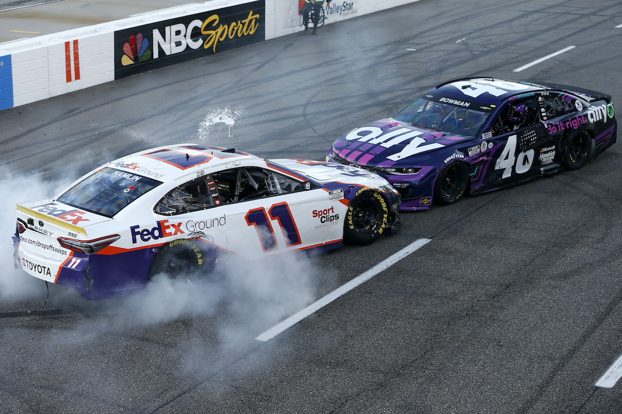 Angry Denny Hamlin Goes Ballistic After Martinsville Shockingly