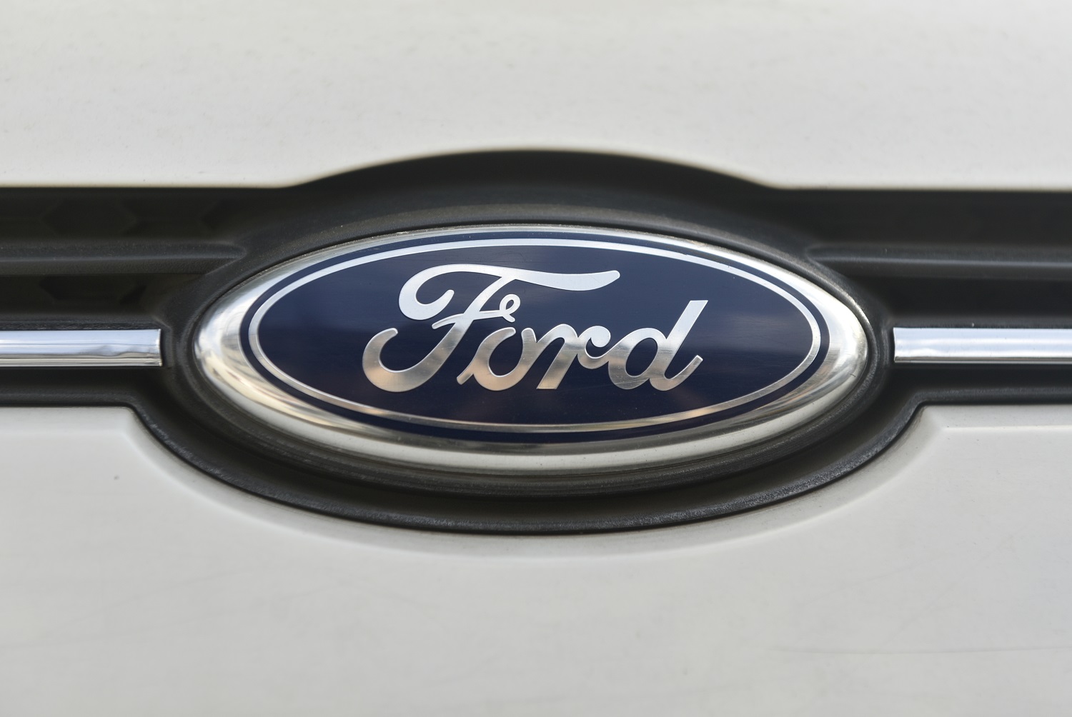 Ford logo on a car sold Sept. 10,, 2021.