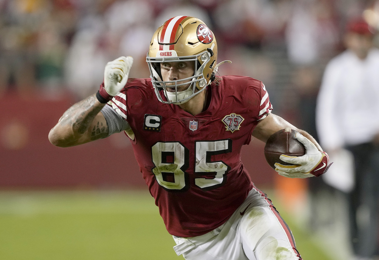 George Kittle during the 49ers' Week 3 loss.