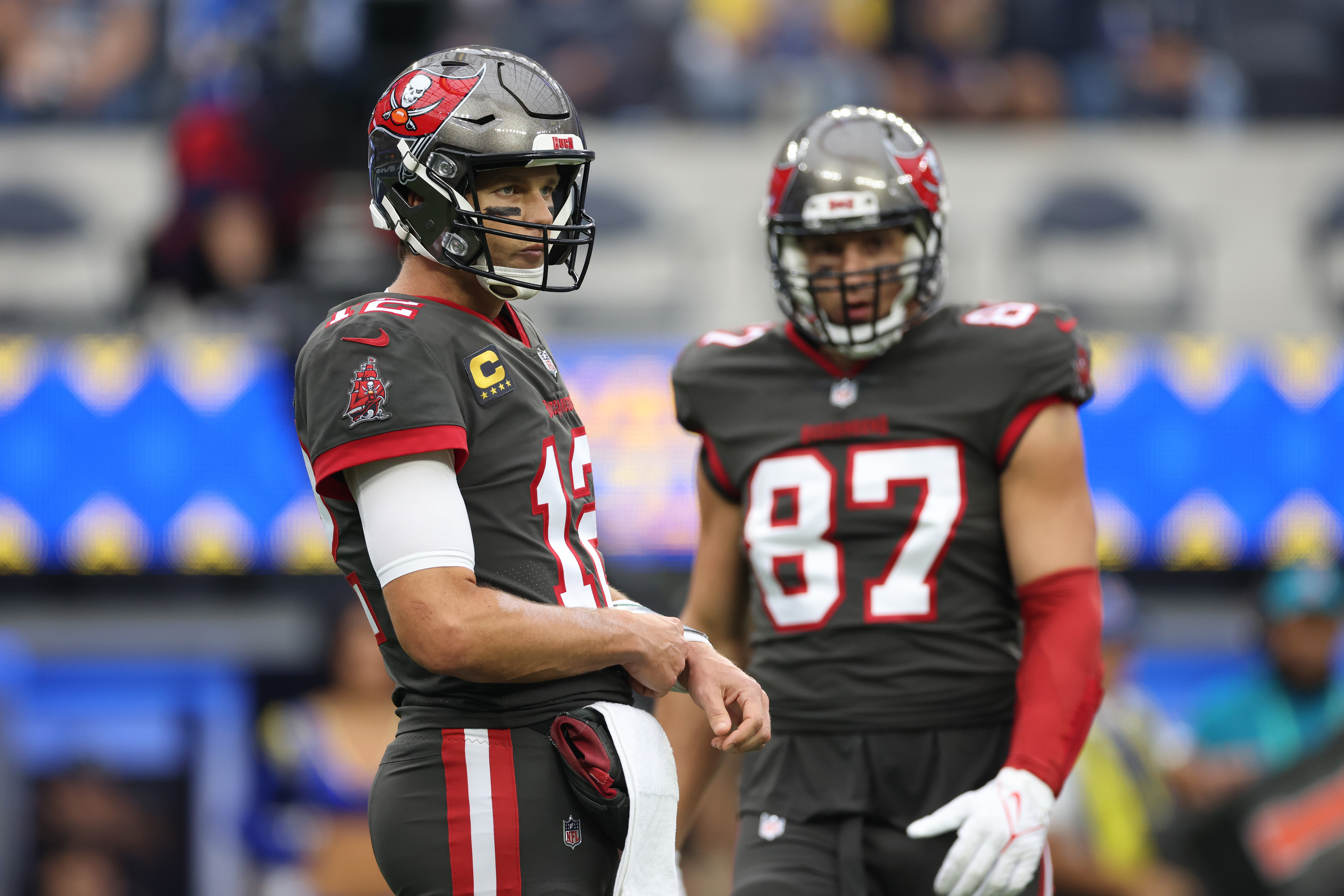 Tampa Bay Buccaneers quarterback Tom Brady and tight end Rob Gronkowski are heading to New England.