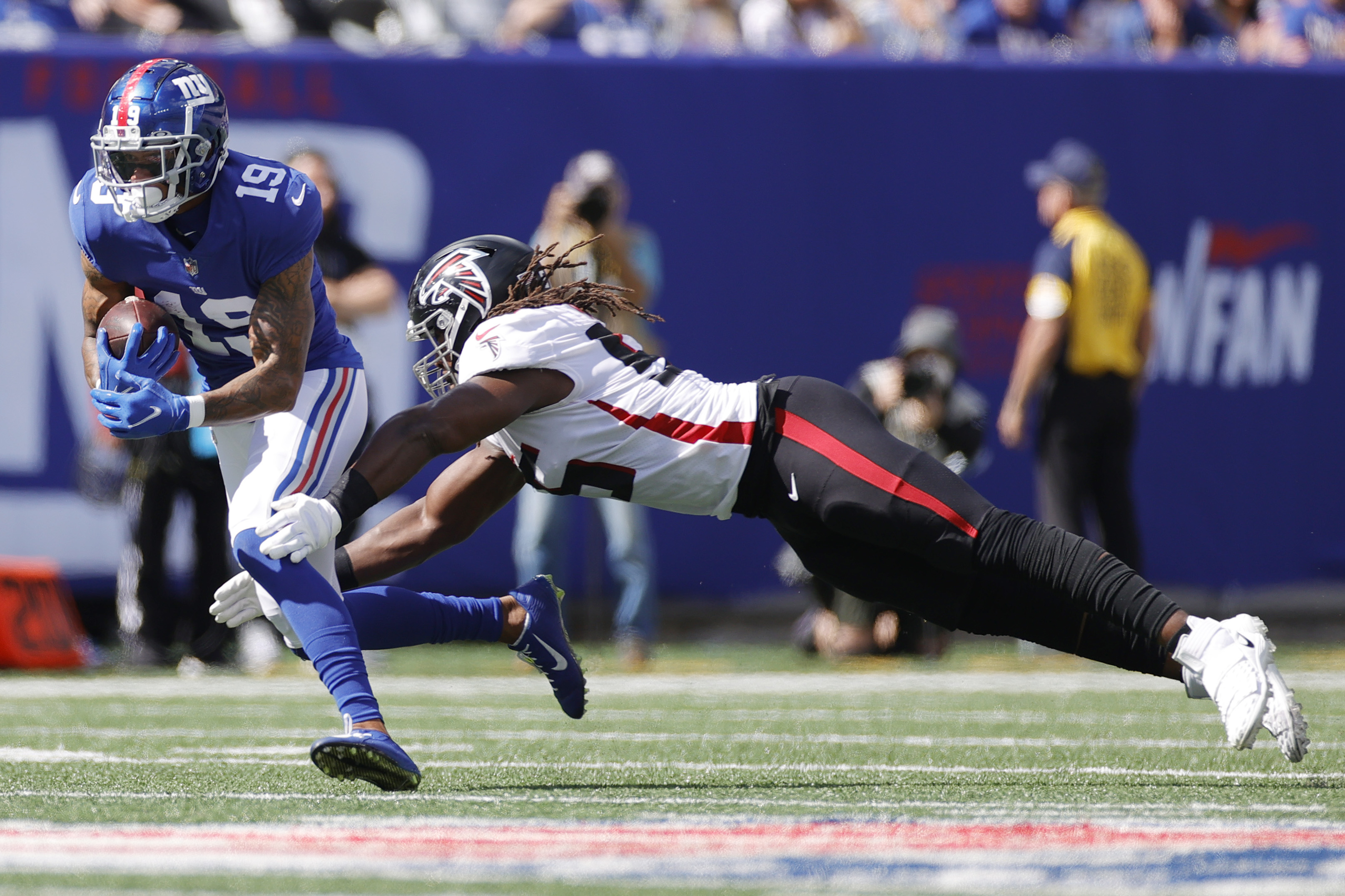 Kenny Golladay and the New York Giants are aiming for their first victory of the season.