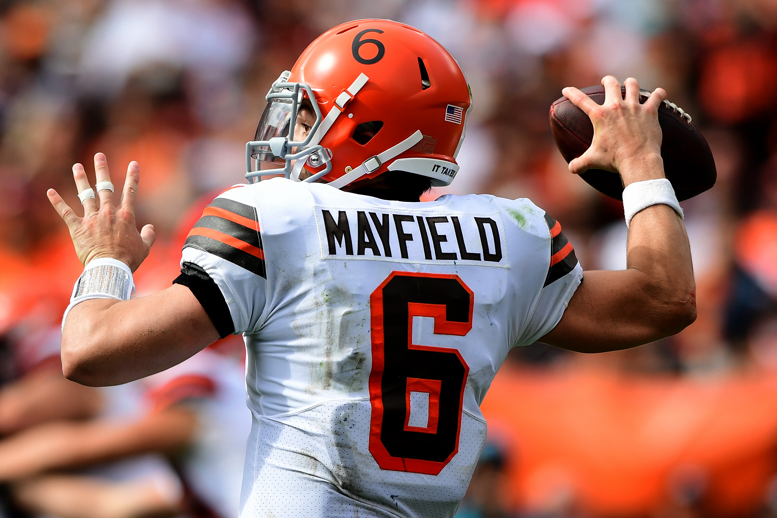 Cleveland Browns QB Baker Mayfield in September of 2021.