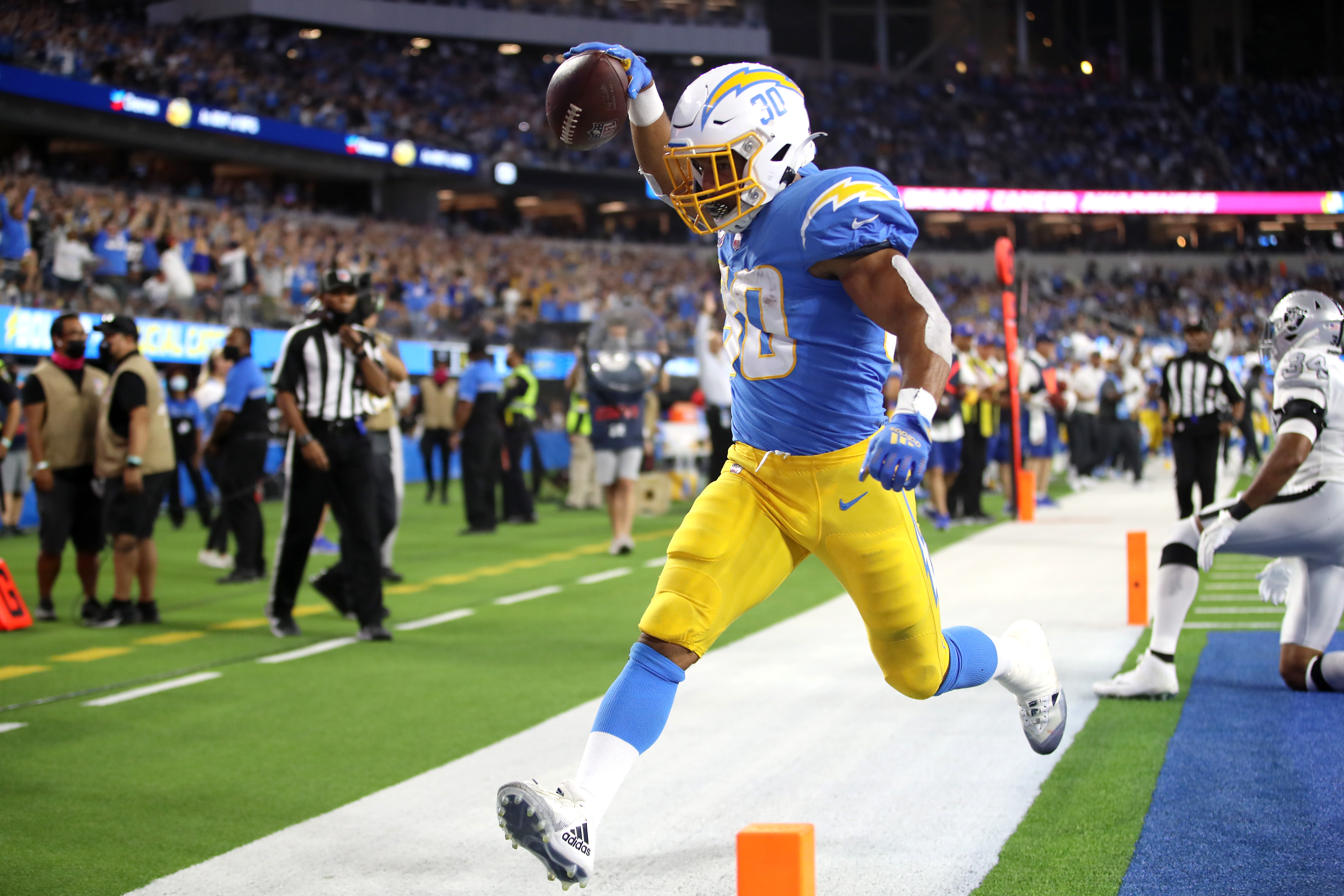 Austin Ekeler of the Chargers.