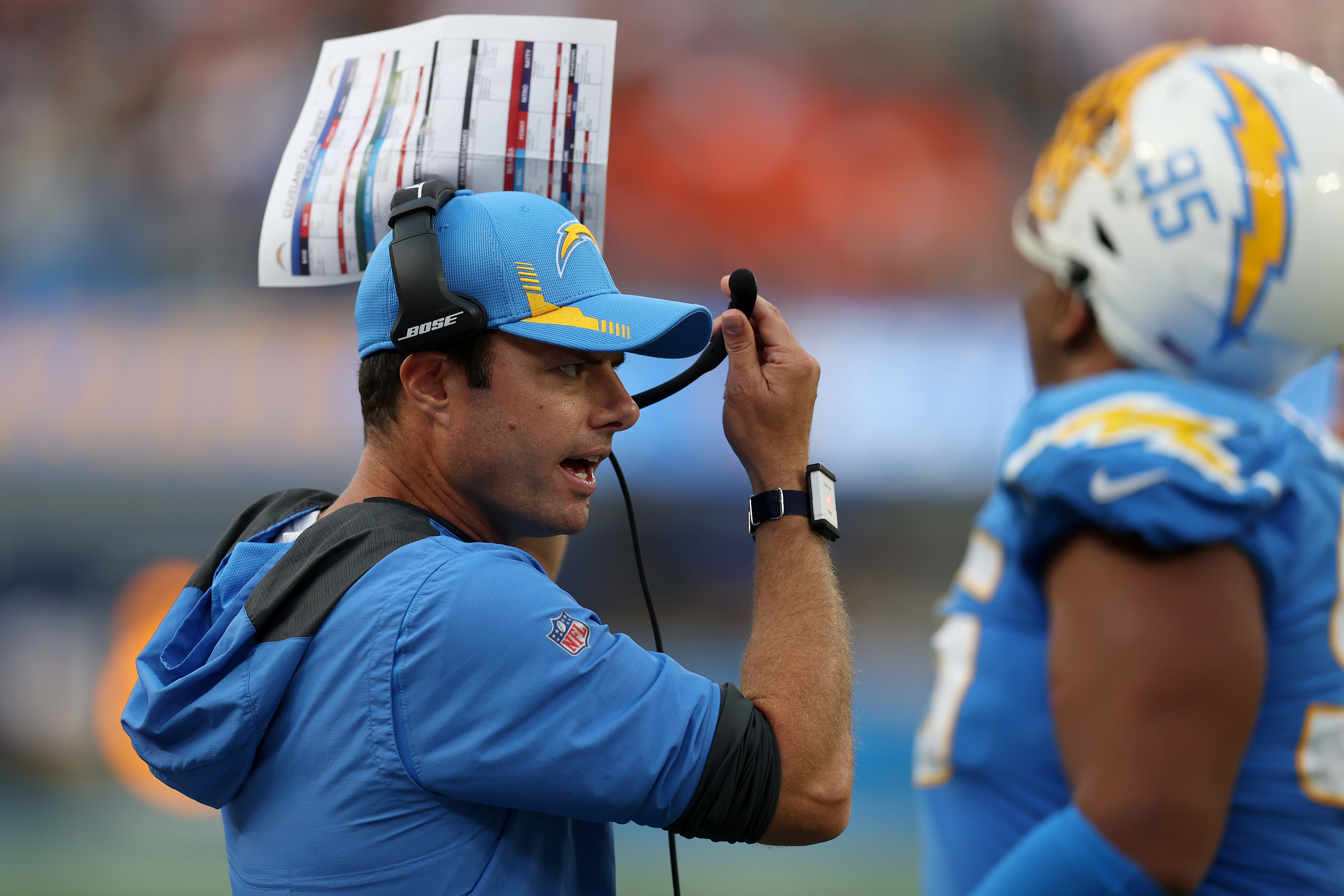Chargers HC Brandon Staley in 2021.
