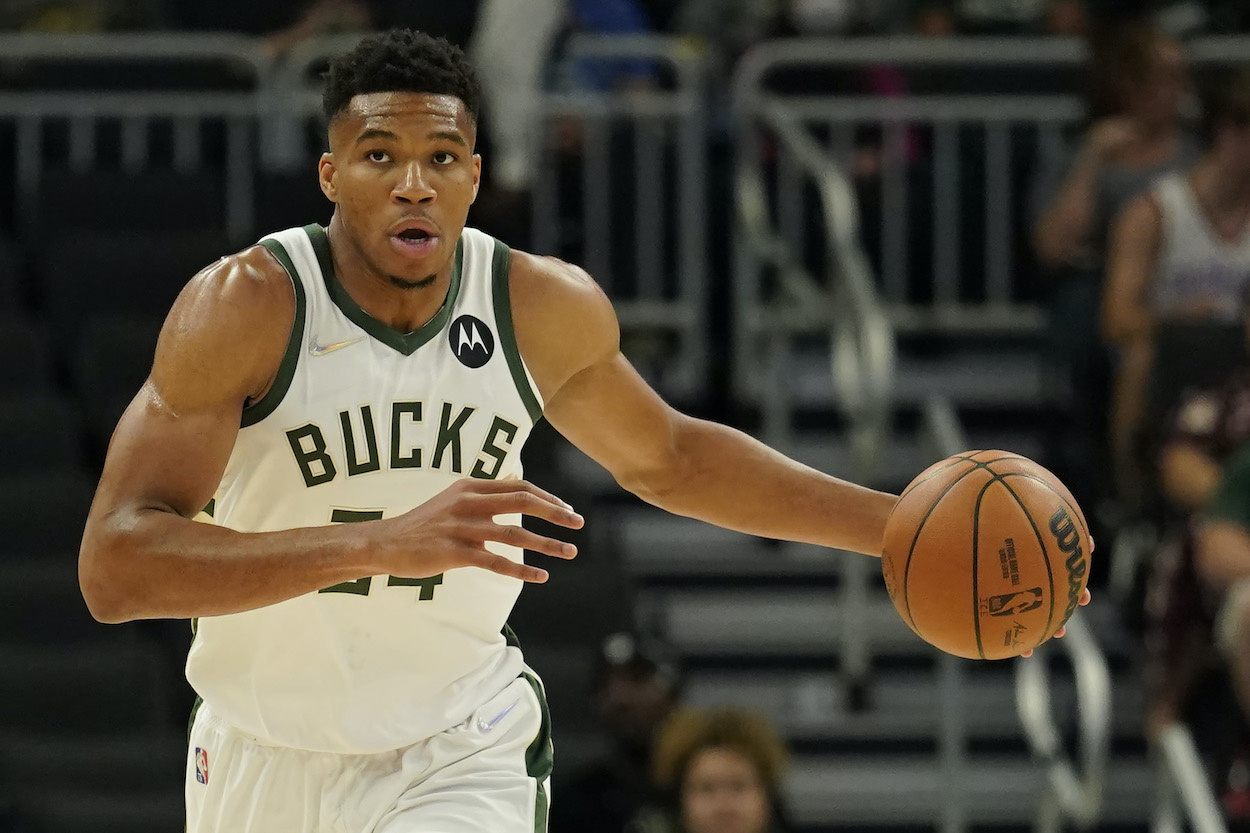 Giannis Antetokounmpo isn't satisfied with his career just yet.