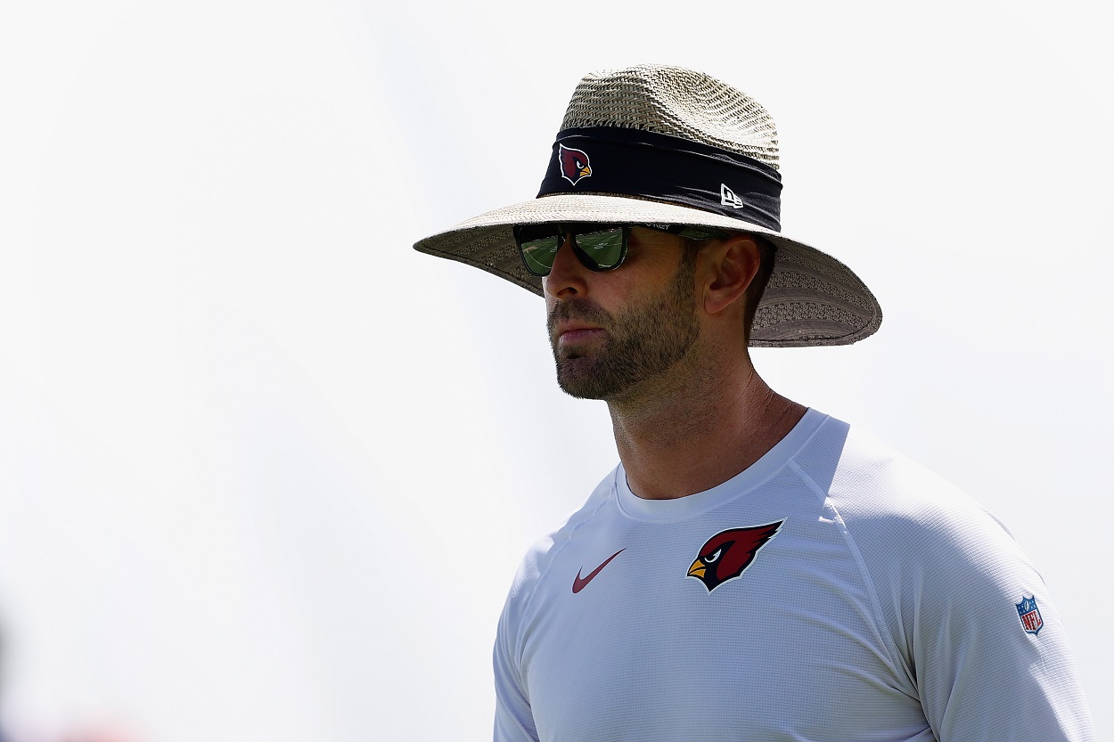 Kliff Kingsbury, head coach of the Arizona Cardinals