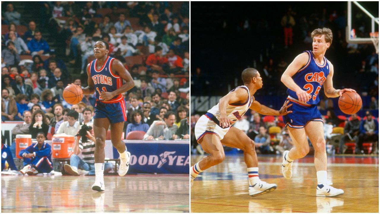 Left to Right: Detroit Pistons legend Isiah Thomas and former Cleveland Cavaliers All-Star Mark Price