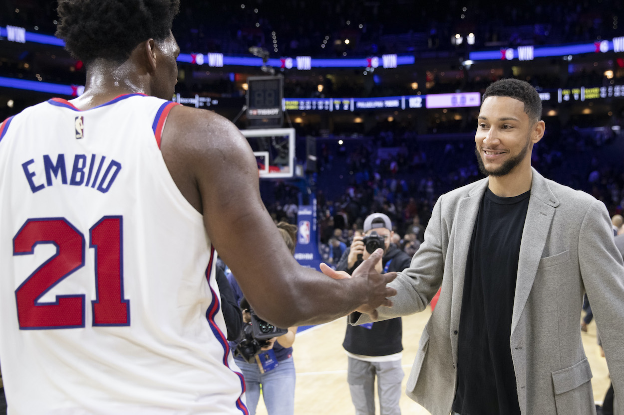 Ben Simmons is back with the 76ers.