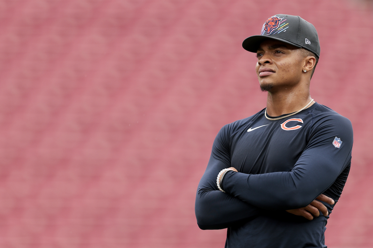 Bears QB Justin Fields.