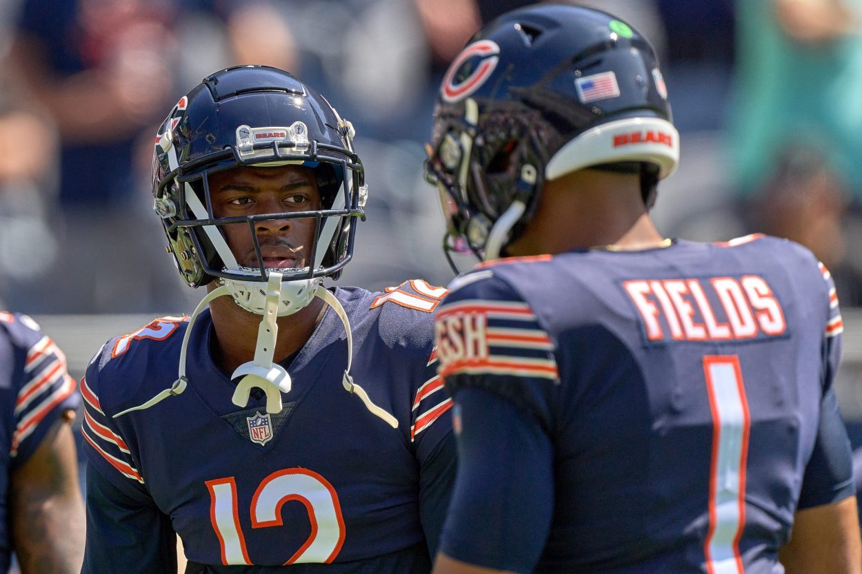 Justin Fields Taking the Next Step Can Help His Bears Pro Bowl Teammate  Earn The New Contract He Deserves