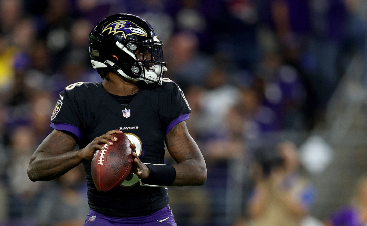 Baltimore Ravens quarterback Lamar Jackson