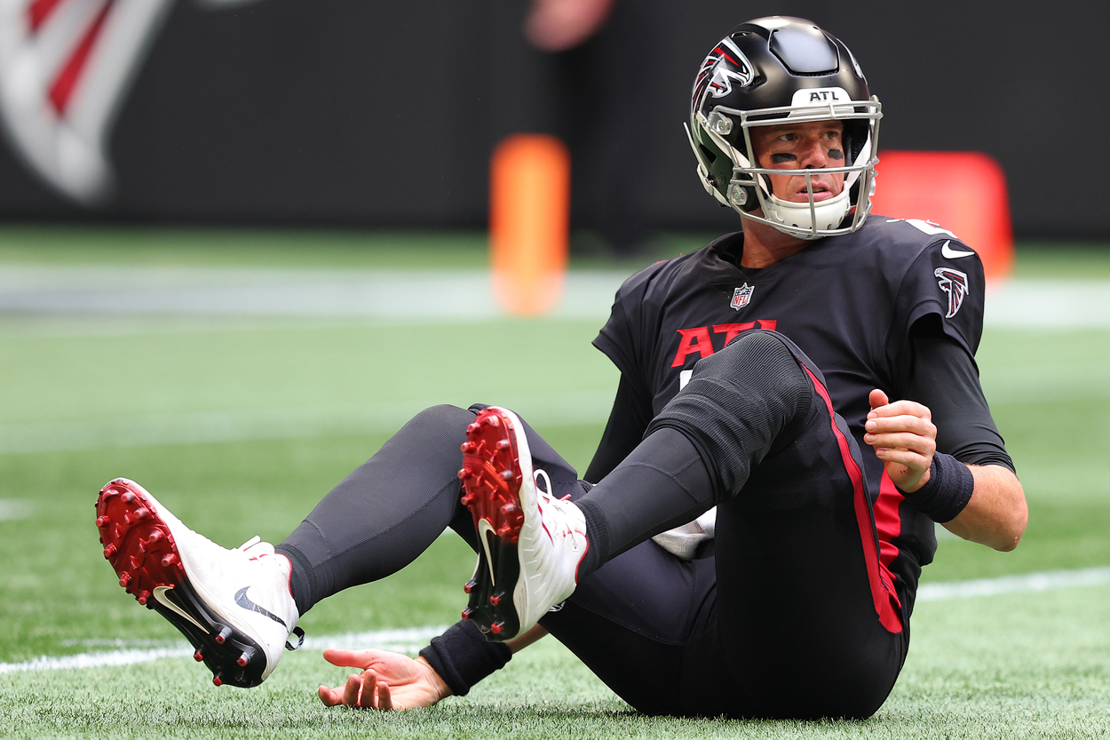 Atlanta Falcons quarterback Matt Ryan in 2021.