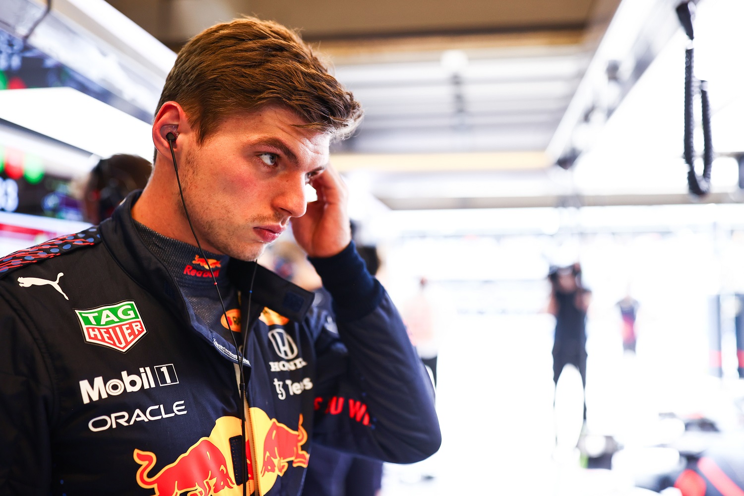 Max Verstappen of the Netherlands and Red Bull Racing prepares for practice ahead of the Formula 1 U.S. Grand Prix at Circuit of The Americas on Oct. 22, 2021, in Austin, Texas. | Mark Thompson/Getty Images