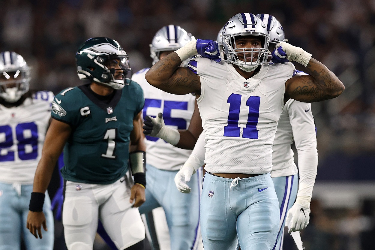 Linebacker Micah Parsons of the Dallas Cowboys