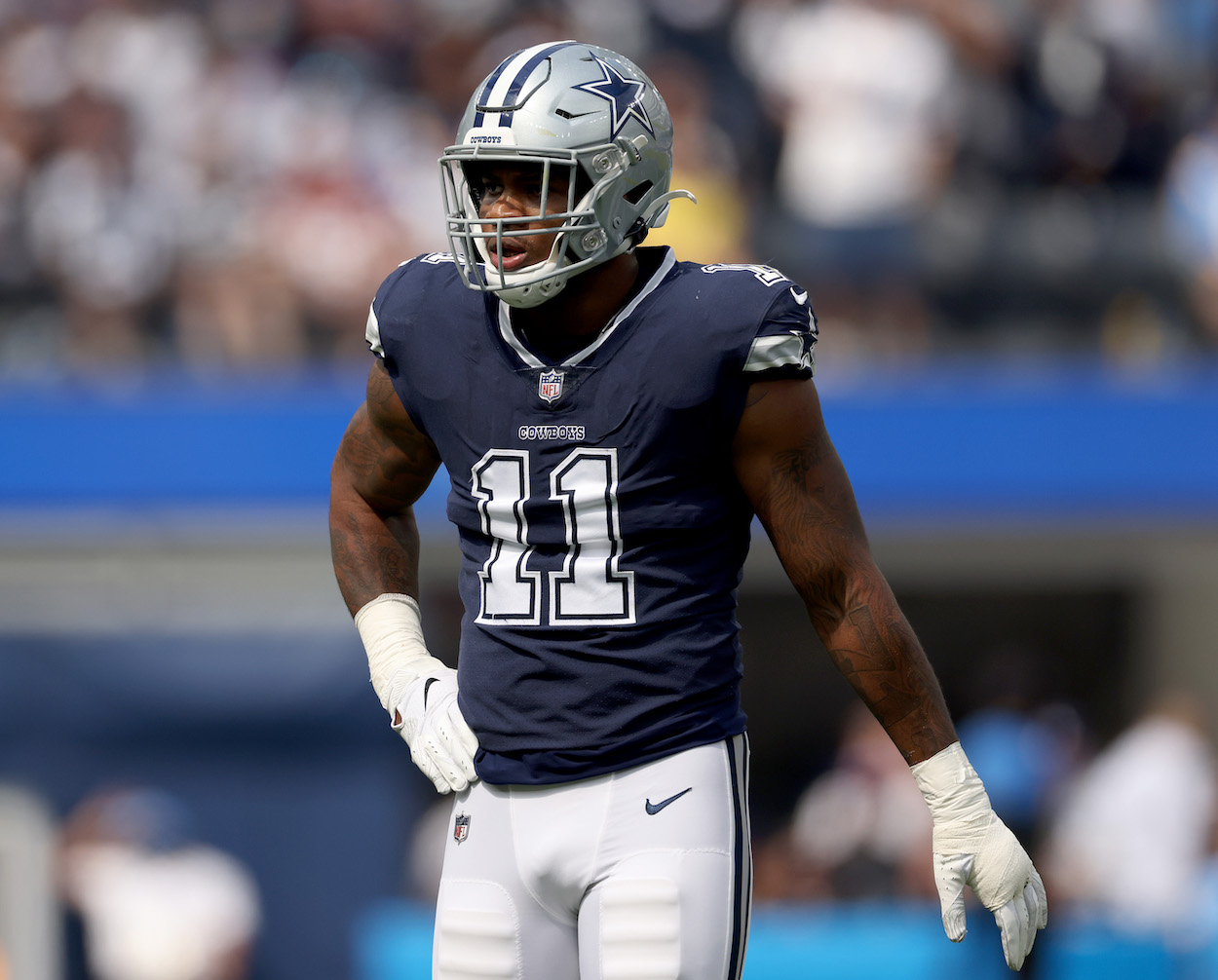 Cowboys LB Micah Parsons during their game against the Chargers.
