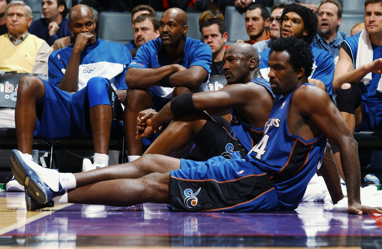 Michael Jordan and Charles Oakley are best friends.