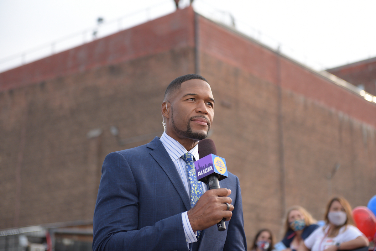 Michael Strahan hosts 'Good Morning America' during 2020