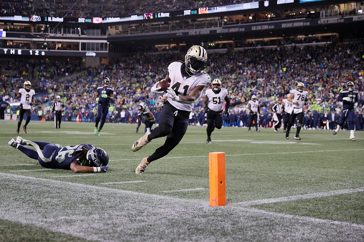 Alvin Kamara of the New Orleans Saints