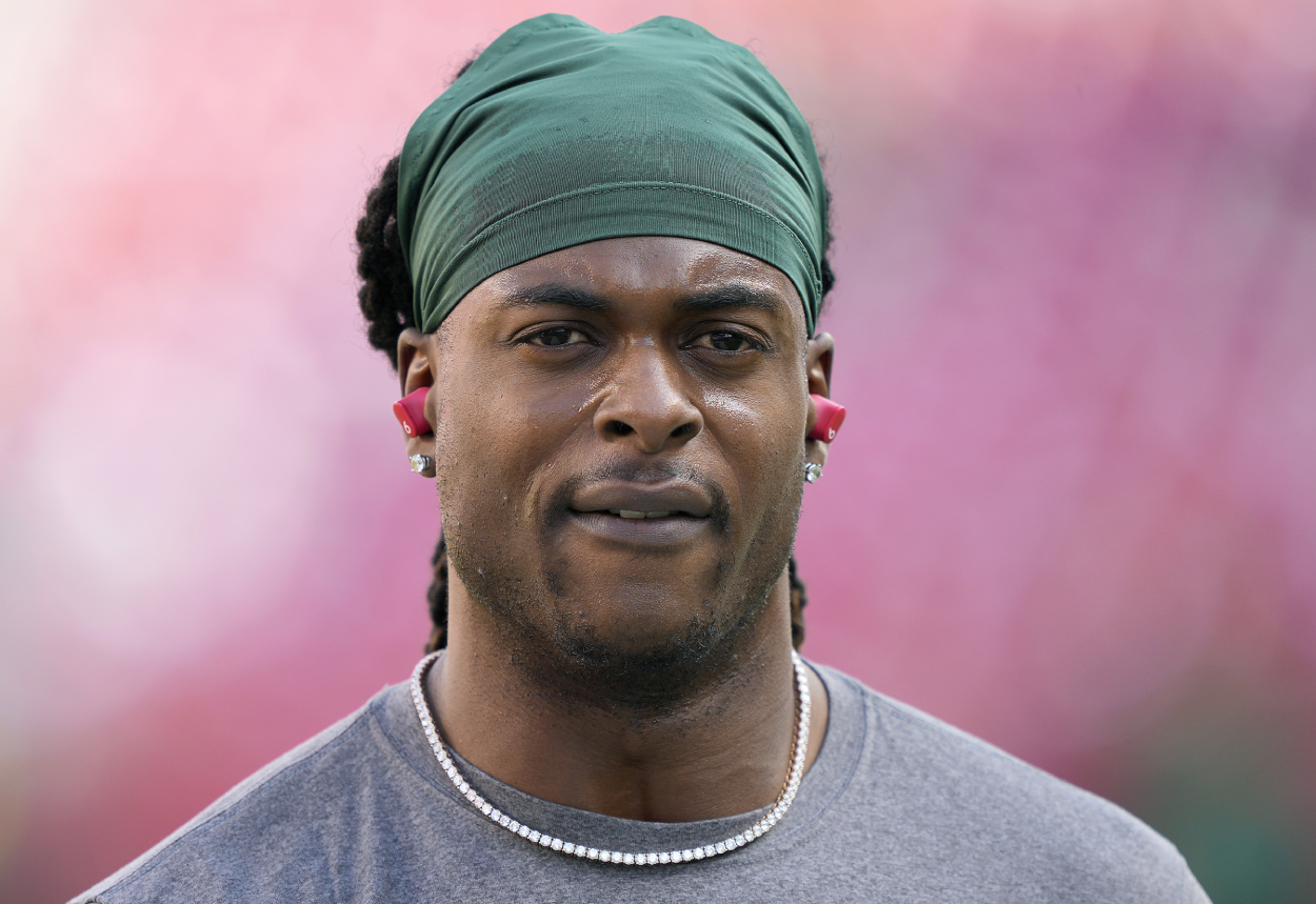 Green Bay Packers wide receiver Davante Adams before a game against the San Francisco 49ers.