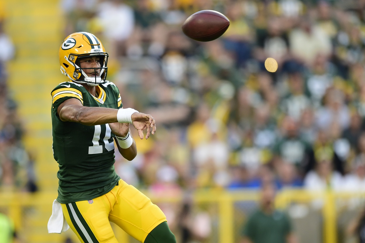 Jordan Love of the Green Bay Packers
