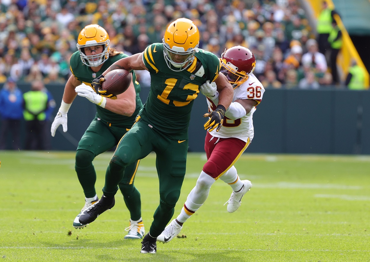 Allen Lazard of the Green Bay Packers