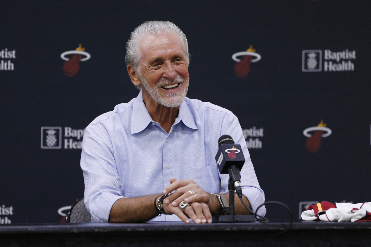 Miami Heat president Pat Riley in 2019.