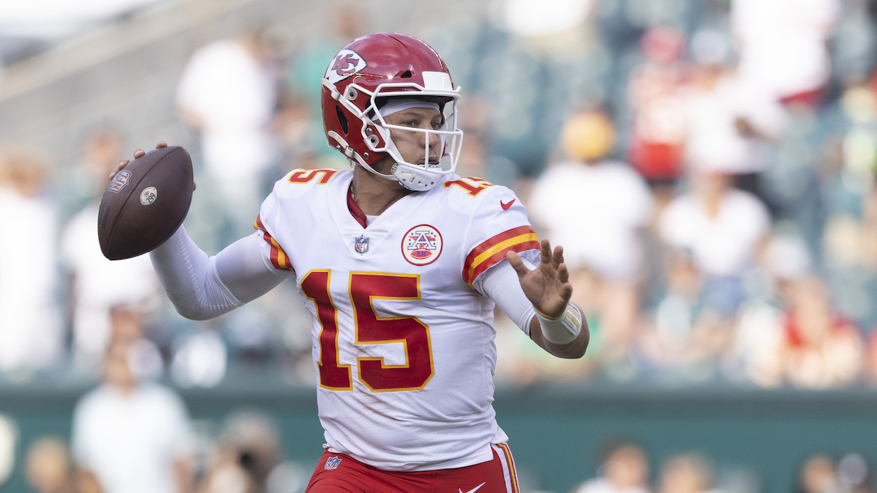 Chiefs QB Patrick Mahomes during their