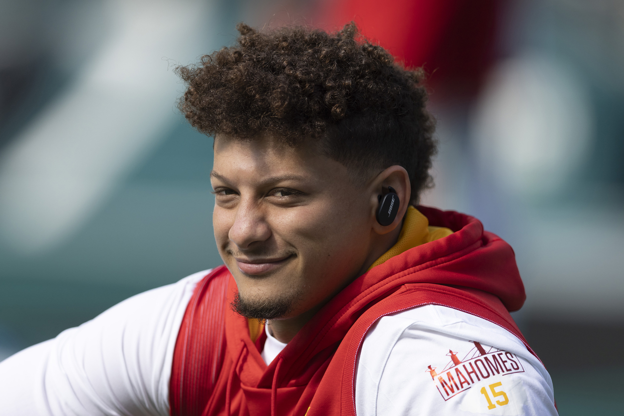 Kansas City Chiefs quarterback Patrick Mahomes in 2021.