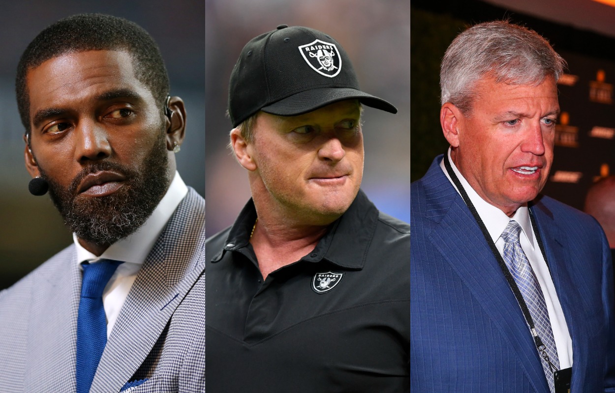 Randy Moss, Jon Gruden, and Rex Ryan.