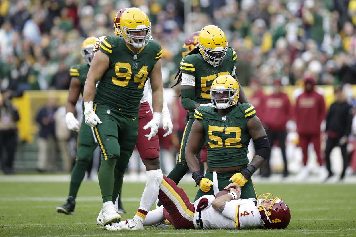 Rashan Gary of the Green Bay Packers