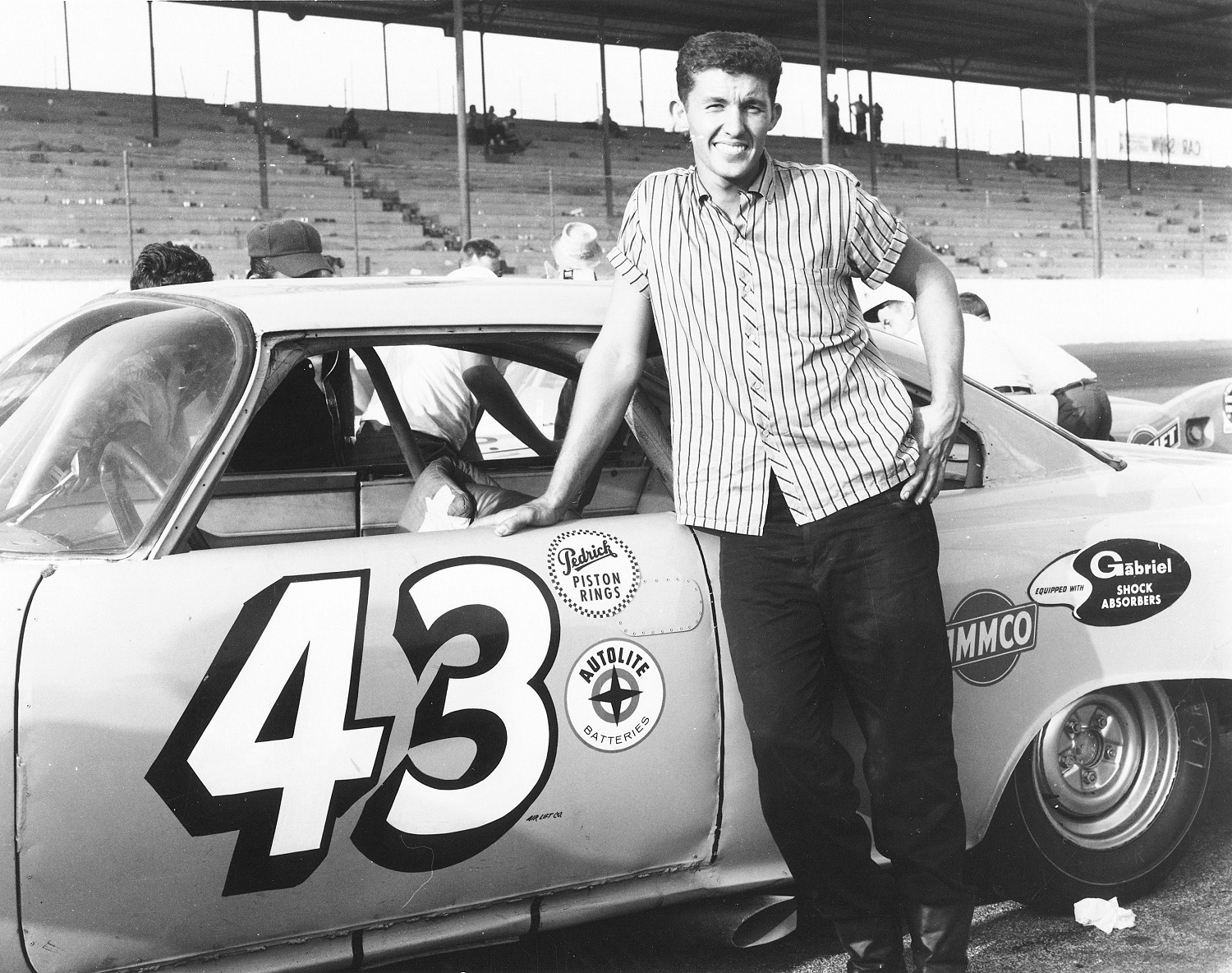 Richard Petty finished sixth in the Southern 500 at Darlington in 1960 in his PLymouth Fury.
