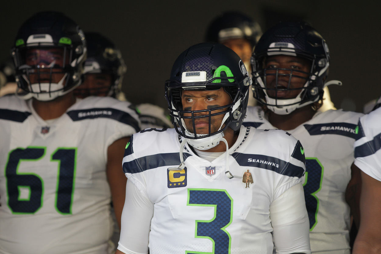 Russell Wilson during the Seahawks' Week 3 loss.