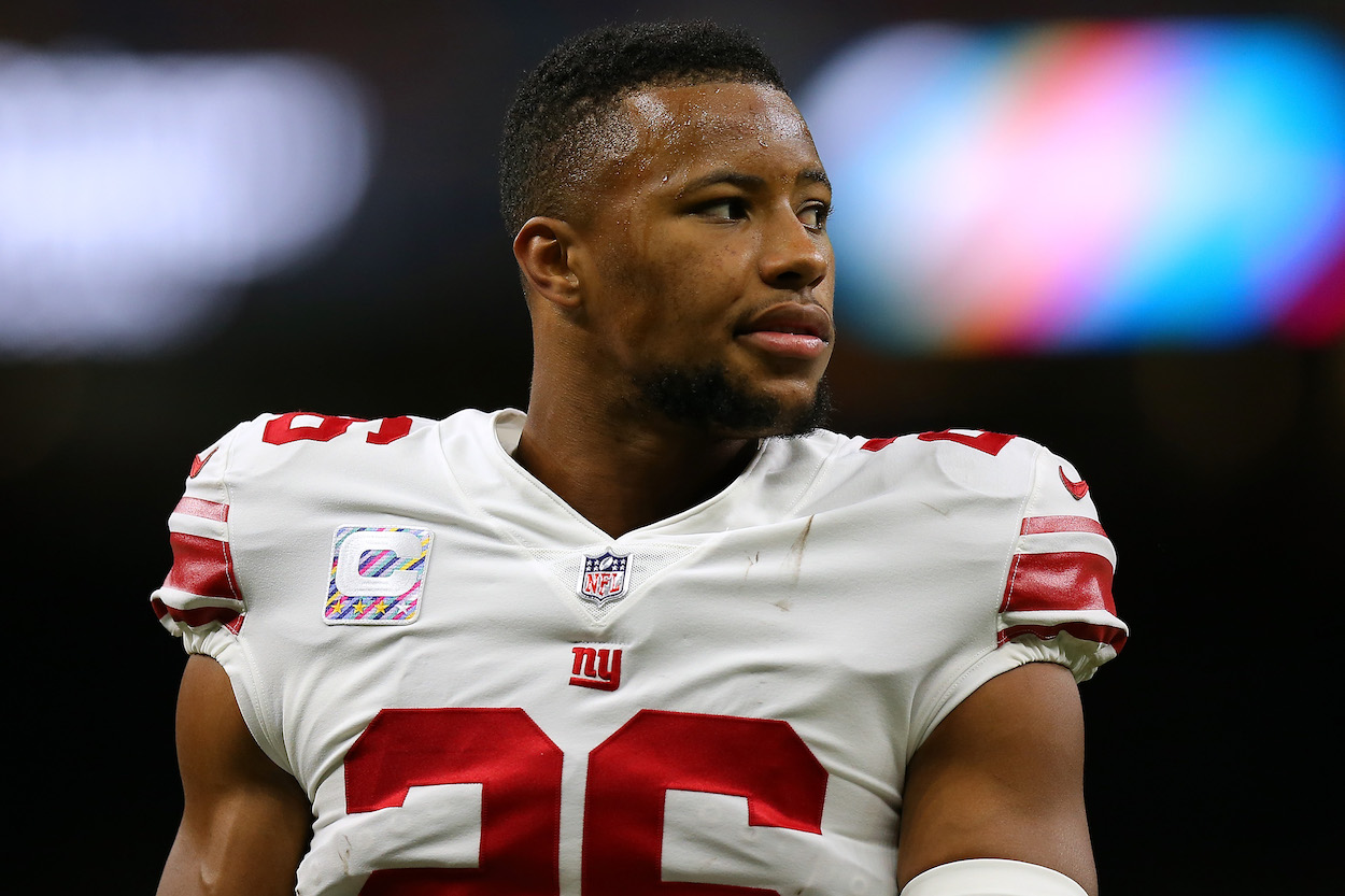 New York Giants RB Saquon Barkley.
