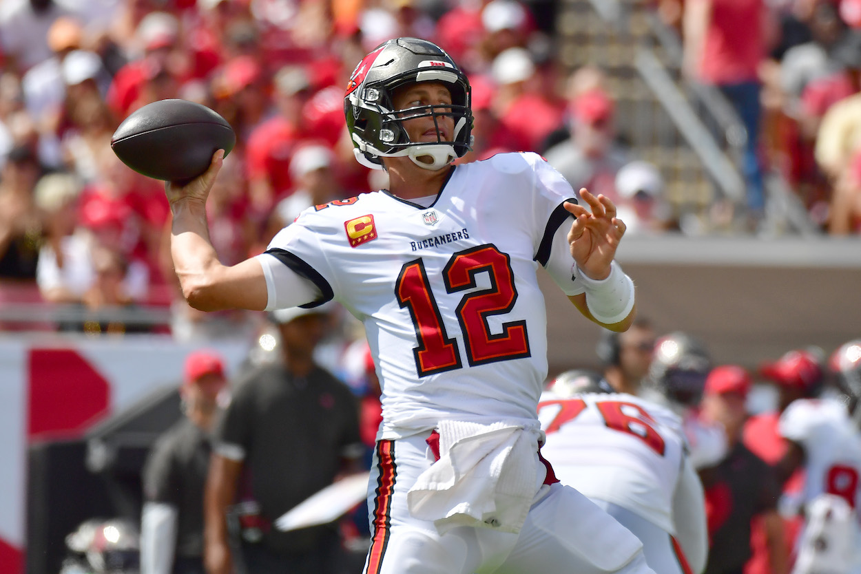 Buccaneers QB Tom Brady during their Week 5 win.
