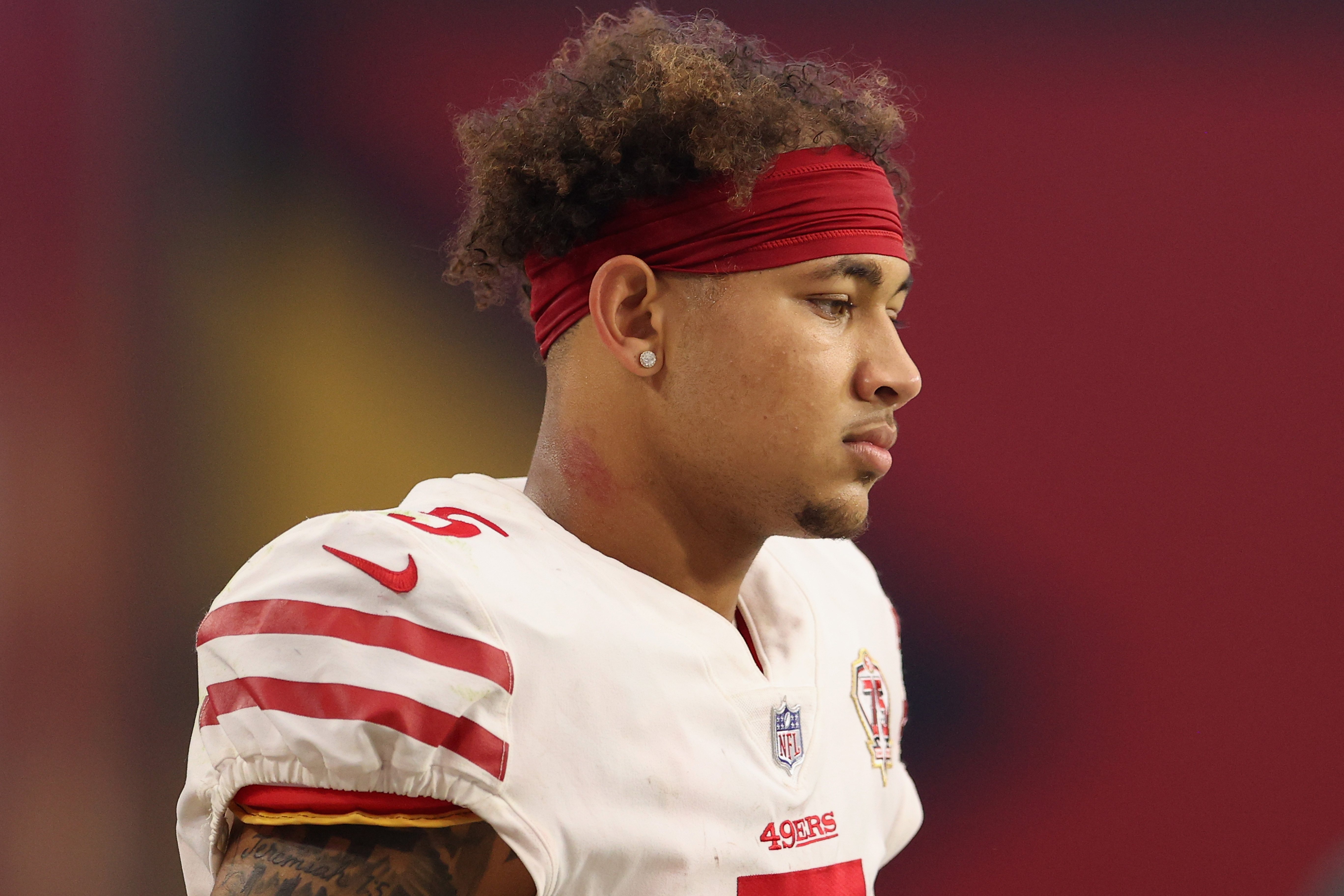 49ers rookie QB Trey Lance.