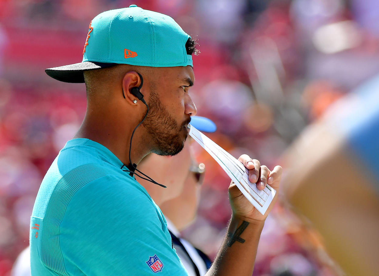 Miami Dolphins QB Tua Tagovailoa.
