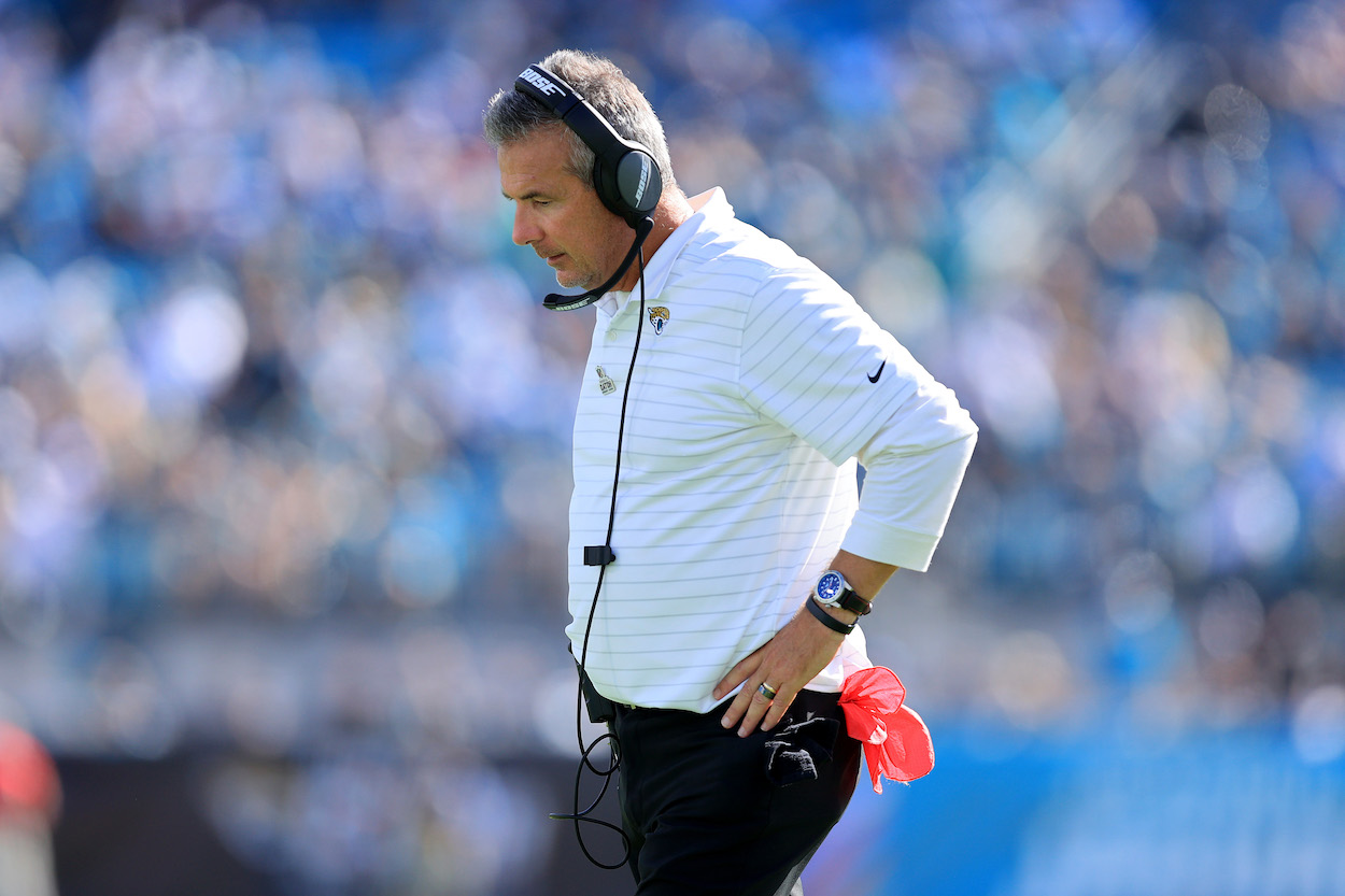 Jaguars head coach Urban Meyer during their Week 5 loss.