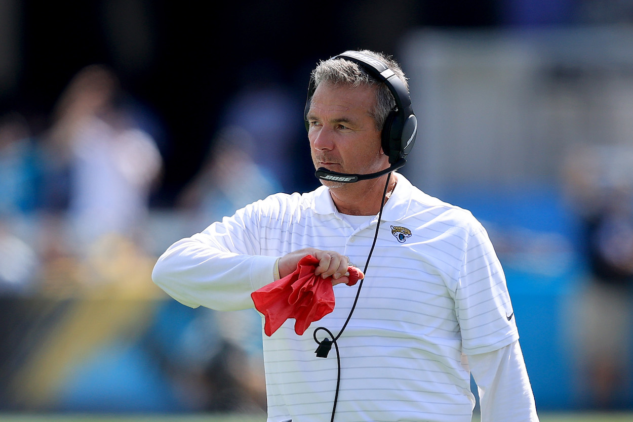 Jaguars head coach Urban Meyer during their Week 5 loss.