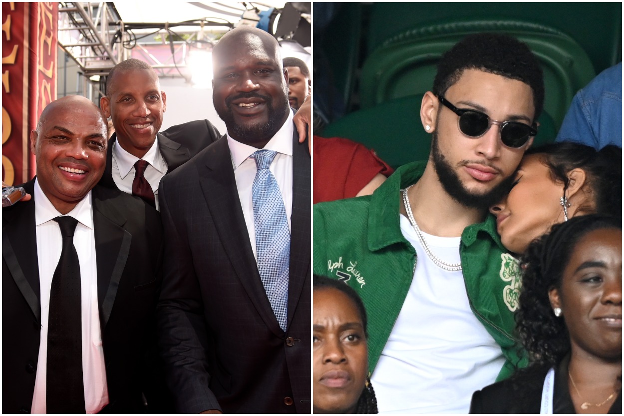 Philadelphia 76ers guard Ben Simmons gets blasted by TNT analysts Charles Barkley and Shaquille O'Neal.