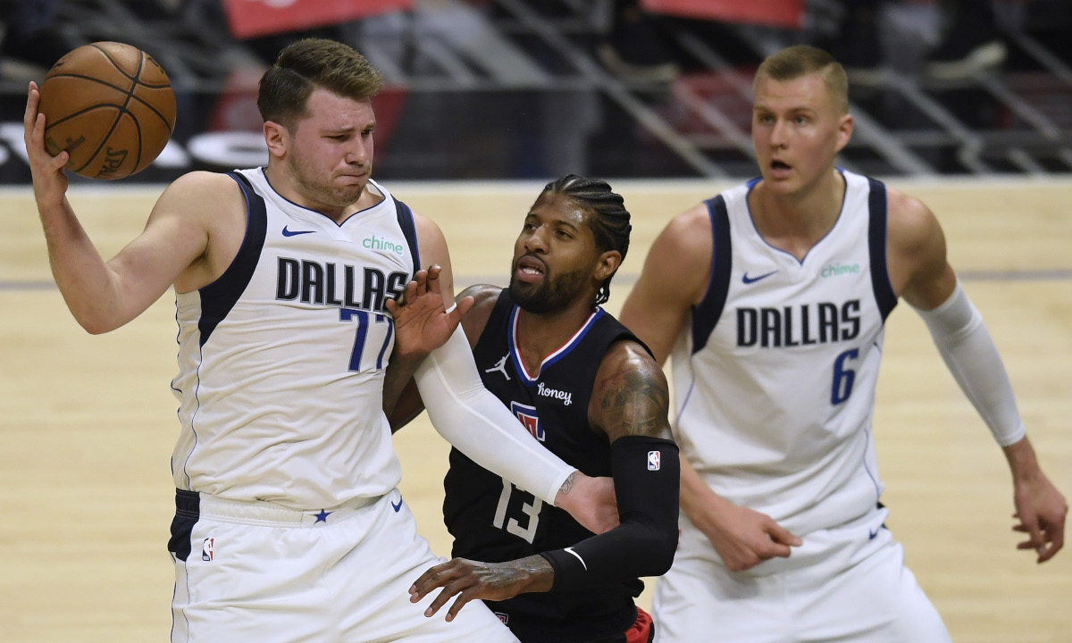 Luka Dončić and Kristaps Porziņģis have liked each other's social media posts, so Dallas Mavericks governor Mark Cuban says their relationship is fine