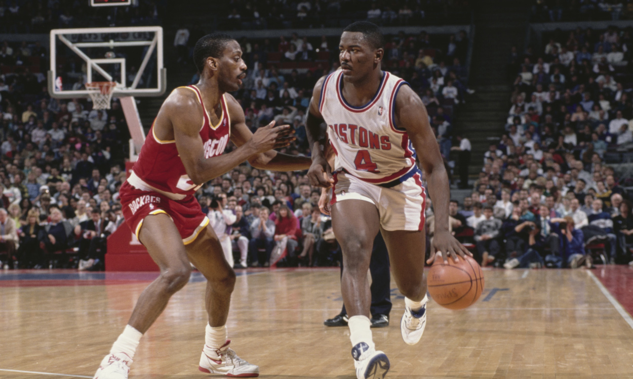 Joe Dumars became a Detroit Pistons legend, but as a college freshman he had a poster of future teammate Isiah Thomas on his dorm-room wall