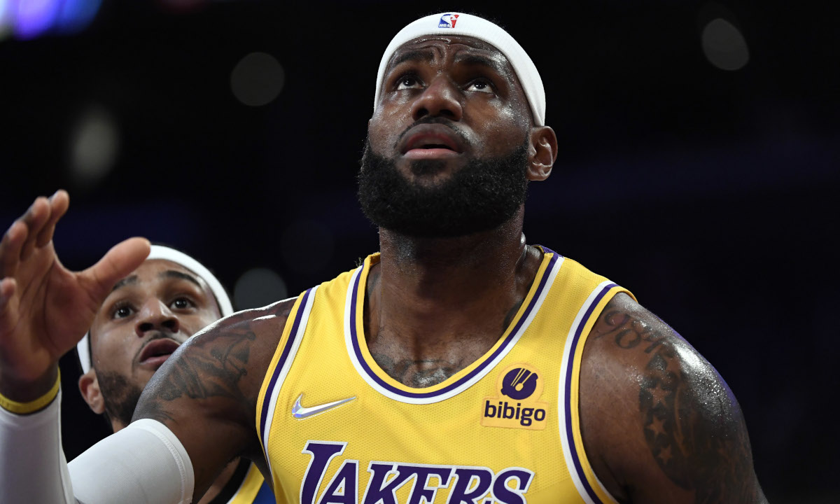 LeBron James of the Los Angeles Lakers is set to break his own record for NBA income this season