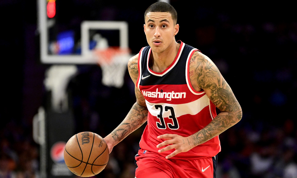 New Washington Wizards forward Kyle Kuzma is still keeping a close eye on his former club, the Los Angeles Lakers