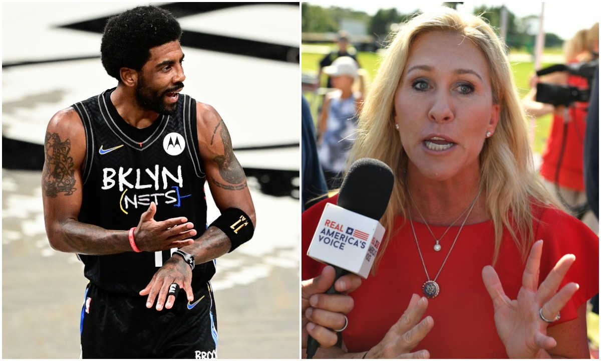 Brooklyn Nets star Kyrie Irving is being used as a tool by the anti-vaccination mandate crowd