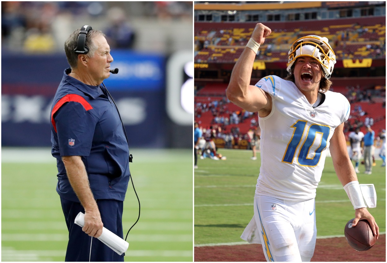 Patriots HC Bill Belichick speaks on Chargers QB Justin Herbert.