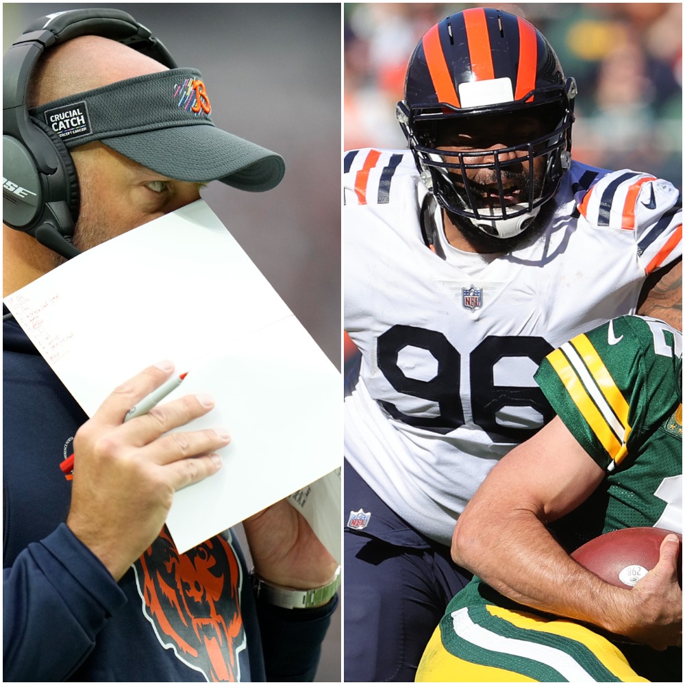 Matt Nagy and Akiem Hicks of the Bears can help the Chargers.