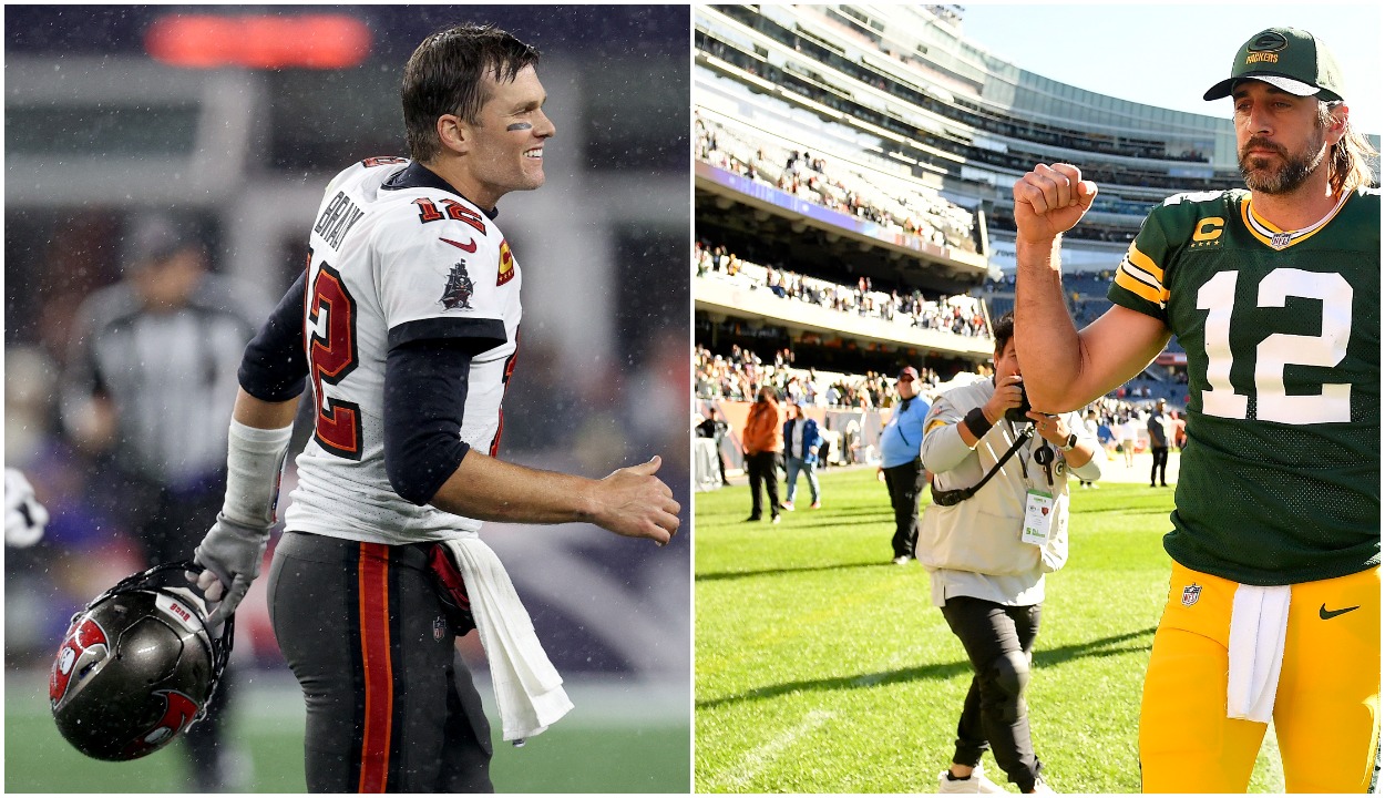 Tom Brady and Aaron Rodgers.