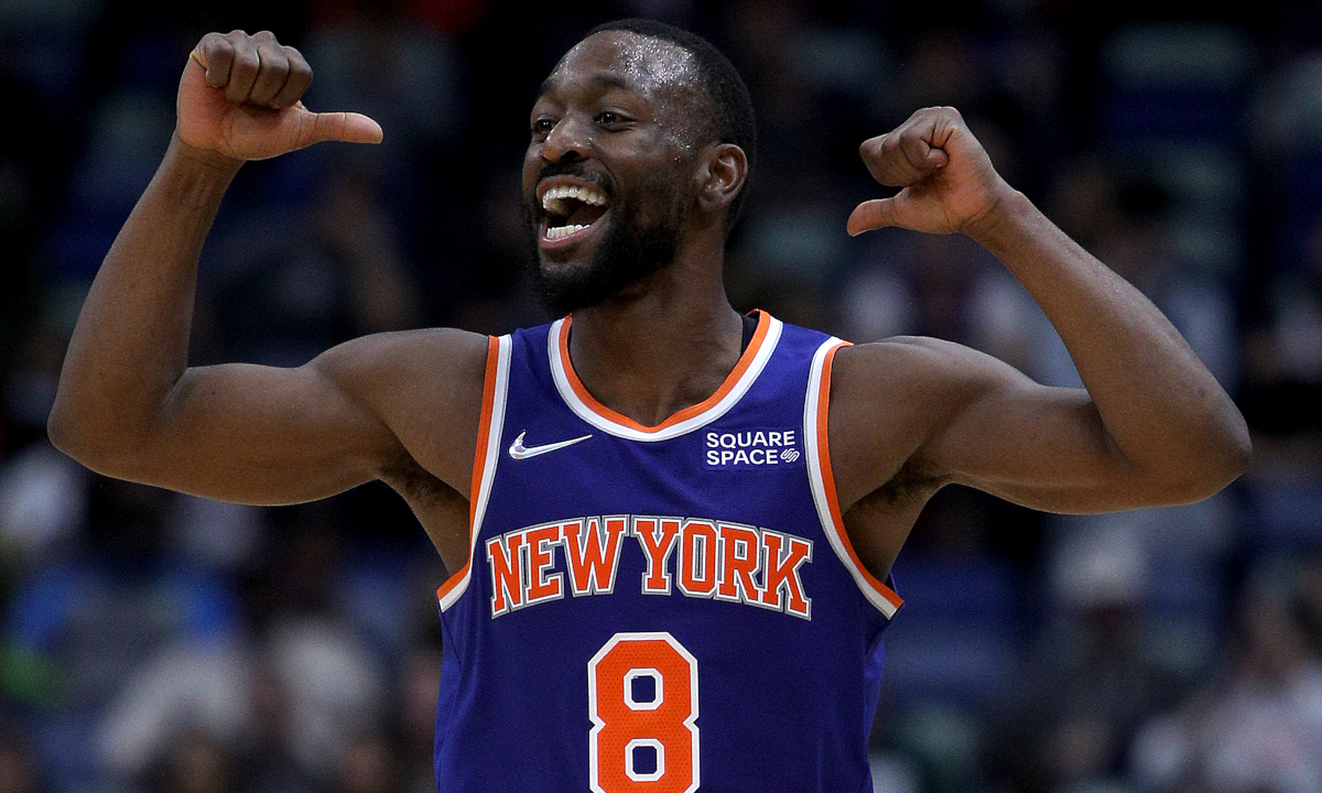 Who has two thumbs and is shooting 57.9% from 3-point range? Kemba Walker, who is a big reason why the New York Knicks are the top-shooting 3-point team in the NBA.
