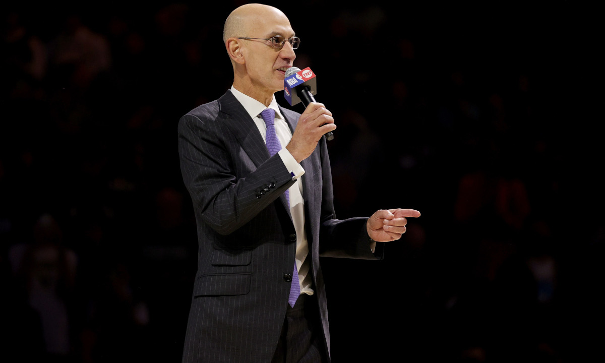 During an appearance on TNT's "NBA Tipoff," NBA commissioner Adam Silver offered some unsolicited advice for absent Brooklyn Nets star Kyrie Irving